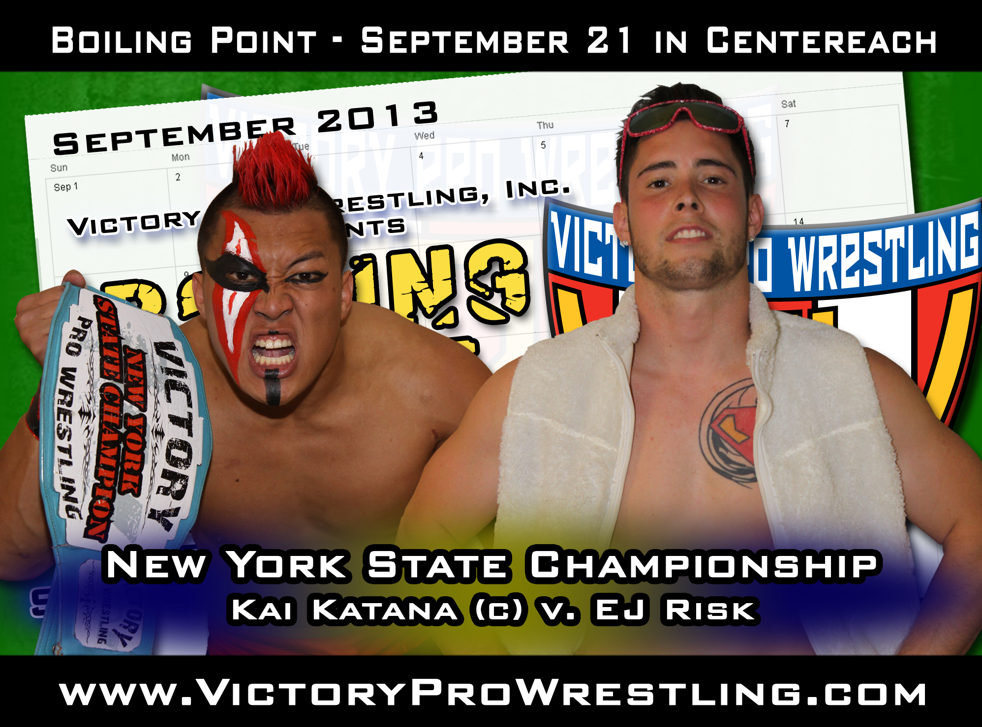 2013 Gold Rush Rumble winner EJ Risk challenges Kai Katana for the New York State Championship