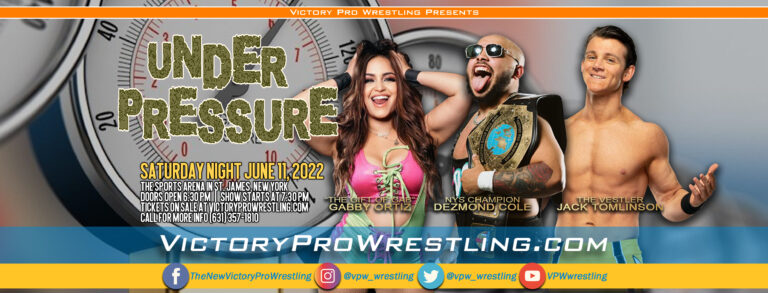 Gabby Ortiz debuts when VPW presents Under Pressure Saturday June 11, 2022