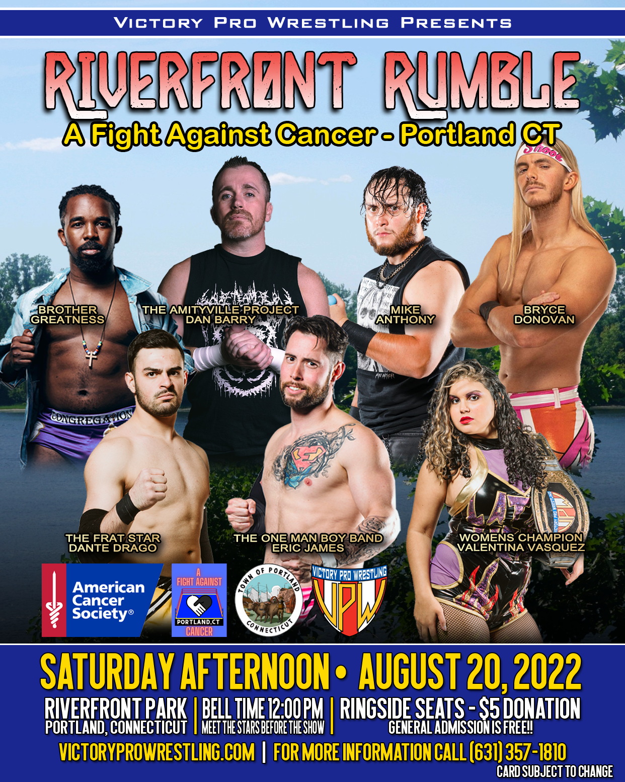 The Road to the Gold Rush Rumble starts at the Battle in Bay Shore July 15  – Victory Pro Wrestling