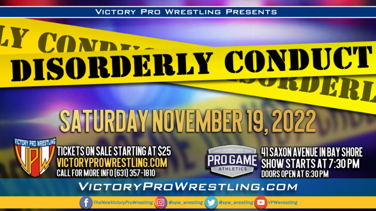 VPW presents Disorderly Conduct Saturday November 19, 2022 in Bay Shore