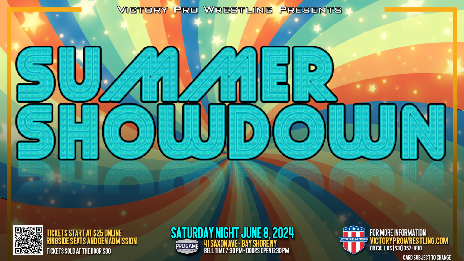 Tickets are on sale now for VPW 176 Summer Showdown Saturday June 8